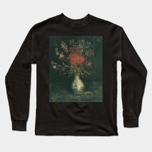 Vase with flowers by van Gogh Long Sleeve T-Shirt